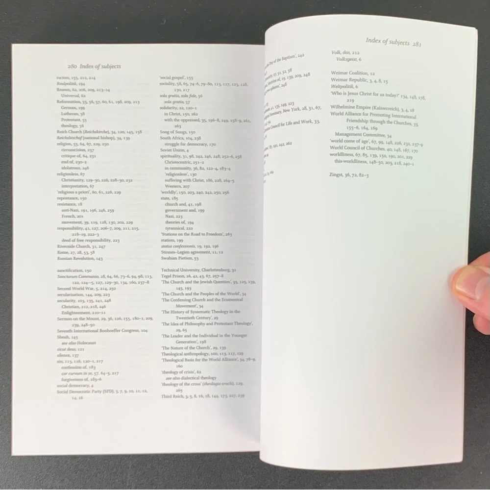 The Cambridge Companion to Dietrich Bonhoeffer edited by J. de Gruchy. 2004.